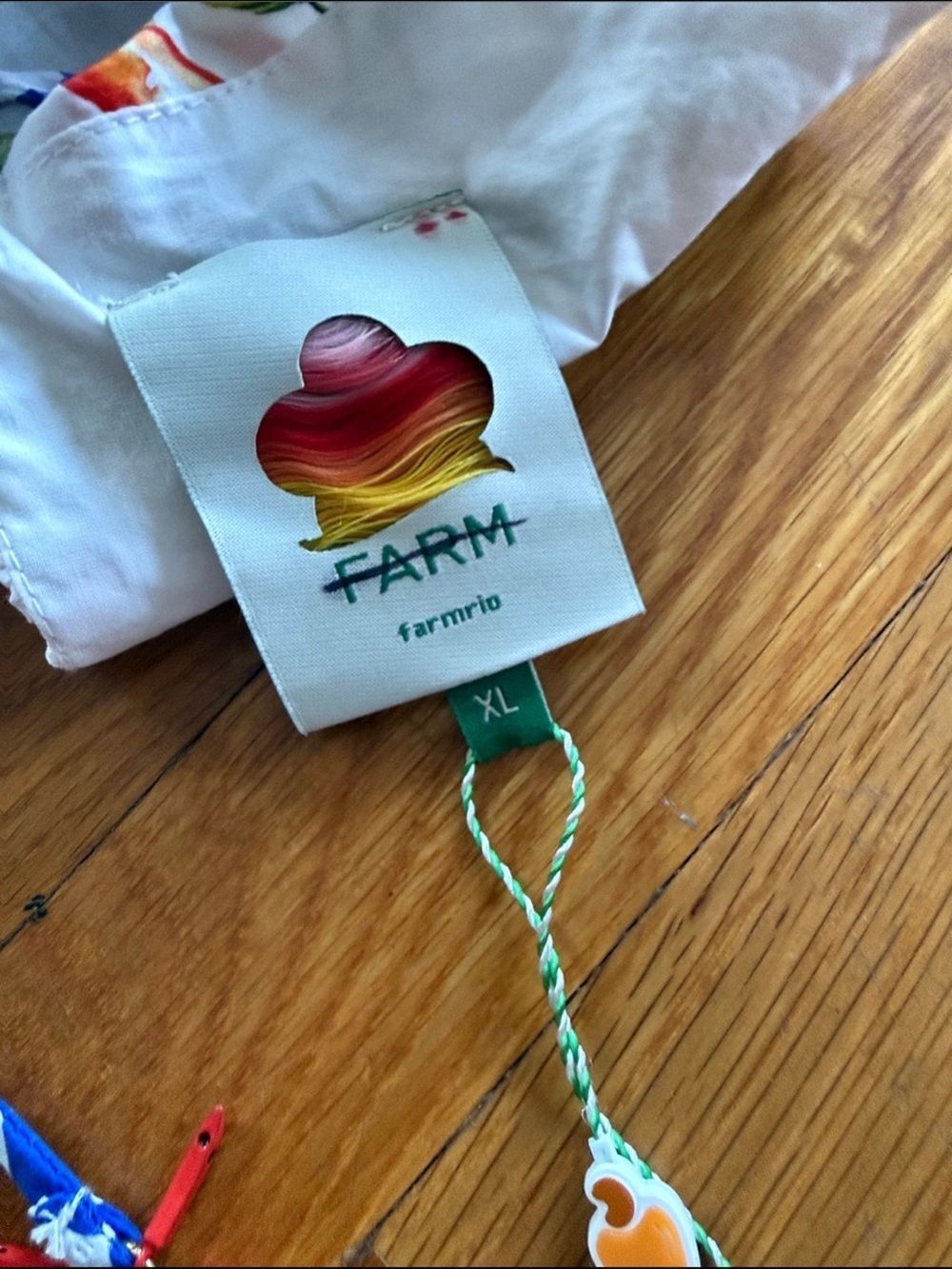 Farm Rio Picnic Peppers Ainika Sleeveless V-Neck Babydoll Swing Mini Dress XL - Picture 9 of 12